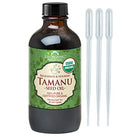 US Organic Tamanu Oil, USDA Certified Organic, 100% Pure Virgin Cold Pressed Unrefined, Dark Green Color, Sourced from Southeast Asia_Improved Cap_4oz (115 ml) US Organic