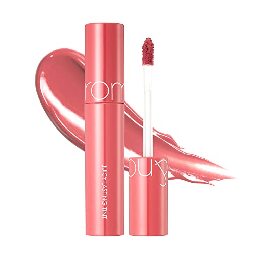 [rom&nd] Juicy Lasting Tint 16 colors | Vivid color, Glossy Finish, Long-lasting, moisturizing, Highlighting, Natural-beauty | Lip Tint for Daily Use, K-beauty | 5.5g/0.2oz No.09 LITCHI CORAL … rom&nd
