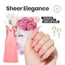 Beetles Jelly Nail Polish Set,6 Colors Pink Nude Jelly Quick Dry Nail Polish Fingernail Fast Drying & Long Lasting Nail Strengthener Polish Gifts for Women Infinity Warehouse
