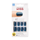 Kiss Nails GEL FANTASY-Short Design Nails w/Adhesive Tabs & Glue (KGNC102F) (1 PACK) KISS