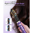 TASNEEM 7 in 1 Hot Air Styler with Auto-Wrap Curlers, Blow Dryer Brush, Ionic Hair Dryer, Straightener & Volumizing Brush, Styling Without Heat Damage, Travel Case, Frizz-Free Hair Styler Infinity Warehouse