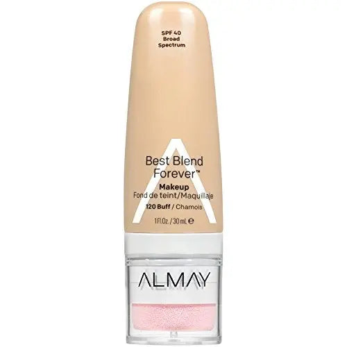 Almay Best Blend Forever Foundation, Buff, 1 fl. oz, SPF 40 Broad Spectrum Almay