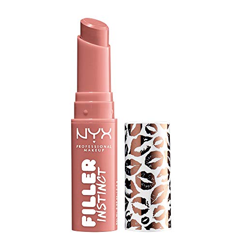 NYX PROFESSIONAL MAKEUP Filler Instinct Plumping Lip Color, Lip Balm - Beach Casual (Nude Pink) NYX PROFESSIONAL MAKEUP