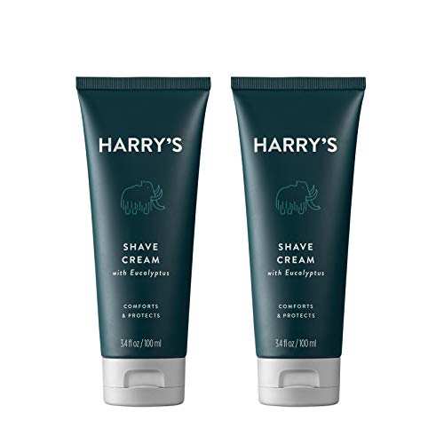 Harry's Shaving Cream - Shaving Cream for Men with Eucalyptus - 2 pack (3.4 oz) Harry's
