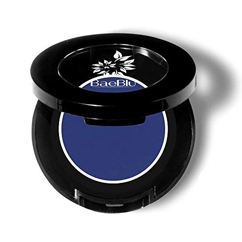 BaeBlu Hypoallergenic Eyeshadow Organic 100% Natural Finely Pressed Velvety Smooth Powder, Made in USA, Blue Velvet BaeBlu