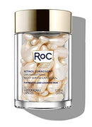 RoC Retinol Correxion Anti-Aging Wrinkle Night Serum, Daily Line Smoothing Skin Care Treatment, 30 Individual Capsules, Unscented, 0.35 Fl Oz RoC