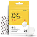 Avarelle Acne Spot Patch AM (24 Count) Acne Clearing Device & Thin Hydrocolloid Spot Treatment with Rosehip, Calendula, and Tea Tree Oil for Acne, Calendula Oil, and Rosehip Seed, Certified Vegan, Cruelty Free Certified (AM (24 COUNT)) AVARELLE