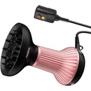 Diffuser Hair Dryer for Curly Hair with Ceramic Technology, Lightweight Elegance, 2-in-1, Gifts for Her, Reduces Frizz, Enhances Curls, Volumizes, Portable Hair Dryer, ALCI Safety Plug Infinity Warehouse