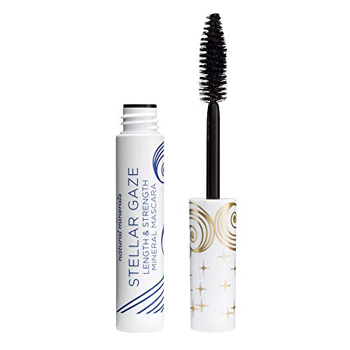 Pacifica Beauty Stellar Gaze Length & Strength Black Mascara, For Volume and Length, Vitamin B + Coconut, Natural Lash Effect, Silicone, Sulfate + Paraben Free, Vegan and Cruelty Free Pacifica