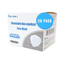 Dr. Family 20 Units Disposable KN95 Face Masks, Non-Woven 5-Layer Disposable Mask, Elastic Ear Loops, Adjustable Nose Wire, Light Weight, Perfect for Office, Travel, and Indoors, 20 Units/Box - Ship from USA Dr. Family