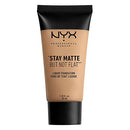 NYX PROFESSIONAL MAKEUP Stay Matte but not Flat Liquid Foundation, Medium Beige, 1.18 Fluid Ounce NYX PROFESSIONAL MAKEUP