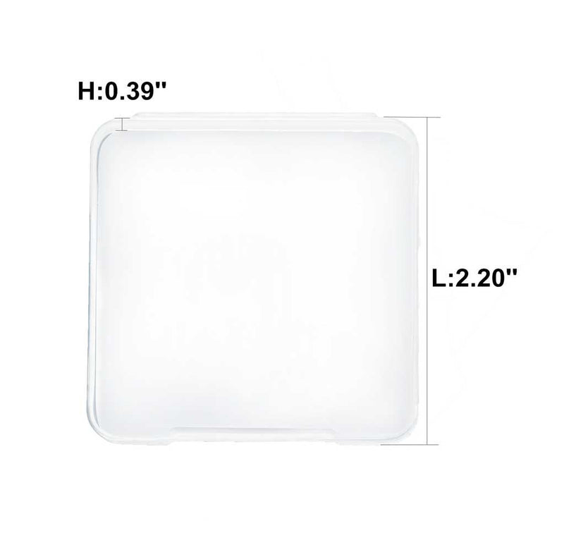 KOOBA 2pcs Round Makeup Sponges with 1 Travel Case, Beauty Face Primer Compact Powder Puff, Blender Sponge Replacement for Cosmetic Flawless Foundation, Sensitive and All Skin Types KOOBA