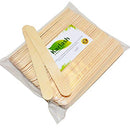 Karlash Large Wax Sticks, Wood Waxing Craft Sticks Spatulas Applicators for Hair Removal Eyebrow and Body (Pack of 300) Karlash
