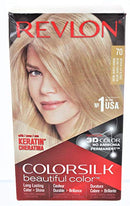 Revlon ColorSilk Hair Color 70 Medium Ash Blonde 1 Each (Pack of 3) REVLON