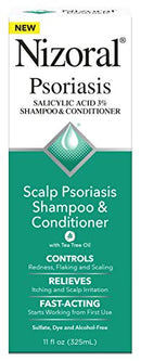 Nizoral Scalp Psoriasis Shampoo & Conditioner, 11 Ounce Nizoral
