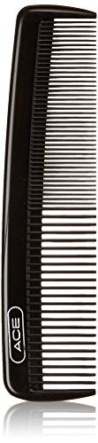 GOODY ACE Pocket Hair Comb for Men – 4.3 Inch, Black - Great for All Hair Types - Fine Comb Teeth for Thin to Medium Hair, Durable for Everyday and Professional Use GOODY