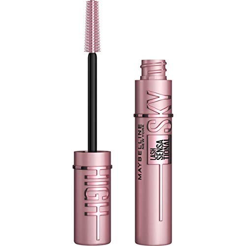 Maybelline New York Sky High Washable Mascara Makeup, Volumizing Mascara, Buildable, Lengthening Mascara, Defining, Curling, Multiplying, Blackest Black, 0.24 fl. Oz Maybelline New York