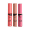 NYX PROFESSIONAL MAKEUP Butter Gloss - Pack Of 3 Lip Gloss (Angel Food Cake, Creme Brulee, Madeleine) NYX PROFESSIONAL MAKEUP