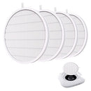 MelodySusie Nail Dust Collector Replacement Filter 4 Pack, Reusable Dust Filter for MelosySusie Nail Dust Collector Vacuum Fan Dust Collector Extractor Electric Dust Suction Machine MelodySusie