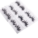 Arimika 6 Styles 25mm Long Length 6D Faux Mink Lashes for Halloween, Super Dramatic, Sexy Eye Lashes, Wispy Fluffy 6D False Eyelashes, Handmade Reusable Multipacks Strip Lashes ARIMIKA