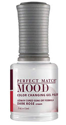 LeChat Perfect Match Mood Gel Polish, Dark Rose, 0.500 Ounce (MPMG34) LeChat