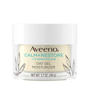 Aveeno Calm + Restore Oat Gel Facial Moisturizer for Sensitive Skin, Lightweight Gel Cream Face Moisturizer with Prebiotic Oat and Feverfew, Hypoallergenic, Fragrance- and Paraben-Free, 1.7 oz Aveeno
