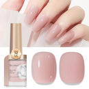 Quick Dry Nail Polish Air Fast Drying, Sheer Nude Regular Color Nail Polish Holographic High Coverage Nail Lacquer Water Based Natural Nail Art Valentine's Day Gift No Required UV LED, 12ML Infinity Warehouse
