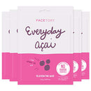 Everyday Acai Rejuvenating Mask With No Harsh Chemicals - Rejuvenating, Calming, and Balancing (Pack of 5) FACETORY Store