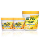 Garnier Hair Care Fructis Banana Hair Treat Mask - 1 400mL + 2 100mL, 1 Kit Garnier