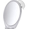 HoneyBull Shower Mirror Fogless for Shaving - with Suction, Razor Holder for Shower & Swivel, Mirrors, Shower Accessories, Bathroom Mirror, Bathroom Accessories, Holds Razors for Men (Chrome) HONEYBULL