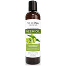 Neem Oil by Velona - 8 oz | 100% Pure and Natural Carrier Oil | Virgin, Unrefined, Cold Pressed | Hair Growth, Body and Skin Care | Use Today - Enjoy Results velona