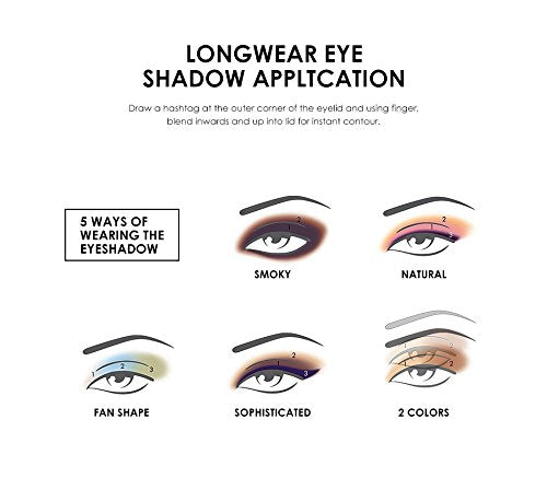 FOCALLURE (2 Pcs) 2 in 1 Eyeshadow and Eyeliner Pen,Waterproof Eye Shadow Pencil,Hypoallergenic Eyeshadow,Highlighter Eye Liner,Multi-Dimensional eyes Look,Twilight Focallure