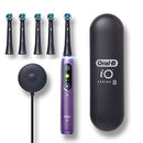 Oral-B iO Series 8 Electric Toothbrush With 5 Brush Heads, Violet Ametrine Oral-B