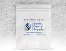 Sonic Dental - Clear Non Latex 5/16" Heavy 4.5 oz - Orthodontic Elastic - Braces - Small Dental Rubber Bands - Made in the USA Sonic Dental Supply