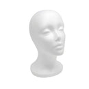 12" 2 Pcs Styrofoam Wig Head - Tall Female Foam Mannequin Wig Stand and Holder for Style, Model And Display Hair, Hats and Hairpieces, Mask - for Home, Salon and Travel Smilco Store