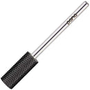 USA PANA Professional 3/32" Shank Size - Flat Top Small Barrel Carbide Bit - 5X Coarse Grit to Extra Fine Grit - Gold, Silver, DLC Black - Nail Drill Bit for Dremel Machine (Fine, DLC Black) PANA