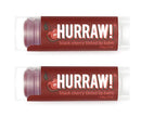 Hurraw! Black Cherry Tinted Lip Balm, 2 Pack: Organic, Certified Vegan, Cruelty and Gluten Free. Non-GMO, 100% Natural Ingredients. Bee, Shea, Soy and Palm Free. Made in USA HURRAW!