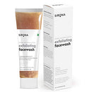 Sirona Natural Exfoliating Face Wash Facial Cleanser - 4.2 Fl Oz with Apricot, Flax-seed Extracts & Mint Oil, Contains No Chemical Actives- Helps in Blemishes, Fights Acne, Non-drying Sirona
