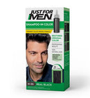 Just For Men Shampoo-In Color (Formerly Original Formula), Gray Hair Coloring for Men - Real Black, H-55 (Packaging May Vary) Just for Men