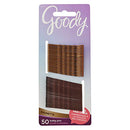Goody Ouchless Hair Bobby Pins - 50 Count, Assorted Brunette Colors - Slideproof and Lock-In Place - Suitable for All Hair Types - Pain-Free Hair Accessories for Women and Girls - All Day Comfort GOODY