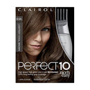 Clairol Nice‘n Easy Perfect 10 Permanent Hair Dye, 6.5A Lightest Cool Brown Hair Color, 1 Count Clairol