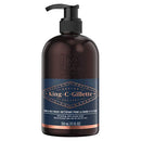 King C. Gillette Beard Wash, Mens Face Wash, 11 oz, Infused with Argan Oil and Avocado Oil to Cleanse Hair and Skin King C. Gillette