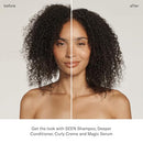 SEEN Curly On The Go Kit, Fragrance Free - Non-Comedogenic & Safe for Sensitive Skin - Curl-Defining Styling Hair Bundle - Anti Frizz - Heat Protectant Infinity Warehouse