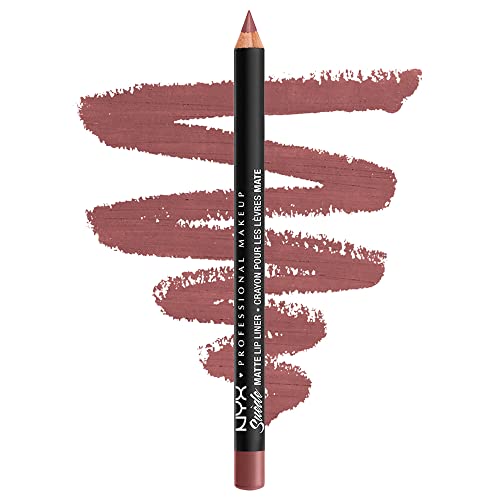 NYX Suede Matte Lip Liner SMLL25 Whipped Caviar / GLITZ NYX