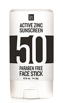 SolRX MINERAL SPF 50 Stick for Face - Zinc Oxide - 0.5 oz SolRX