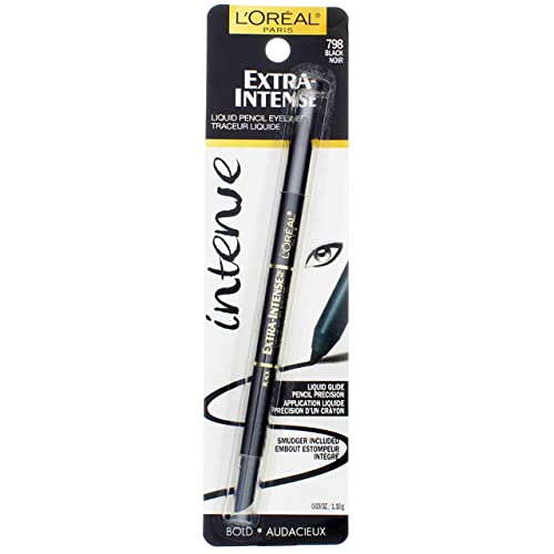 L'Or?al Paris Extra-Intense Pencil Eyeliner, 798 Black (Pack of 2) L'Oreal Paris