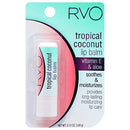 RVO (1) Stick Tropical Coconut Lip Balm - Vitamin E & Aloe - Soothes & Moisturizes - Provides Long-Lasting Moisturizing Lip Care RVO