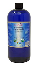 Organic Verdana Golden Jojoba Oil – USDA Certified Organic – Cold Pressed, Unrefined, 100% Pure and Hexane Free – 32 Fl. Oz. Verdana