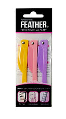 Feather Flamingo Facial Touch-up Razor Pack of 3 Razors FLAMINGO