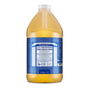 Dr. Bronner’s - Pure-Castile Liquid Soap (Peppermint, 64 ounce) - Made with Organic Oils, 18-in-1 Uses: Face, Body, Hair, Laundry, Pets and Dishes, Concentrated, Vegan, Non-GMO Dr. Bronner's